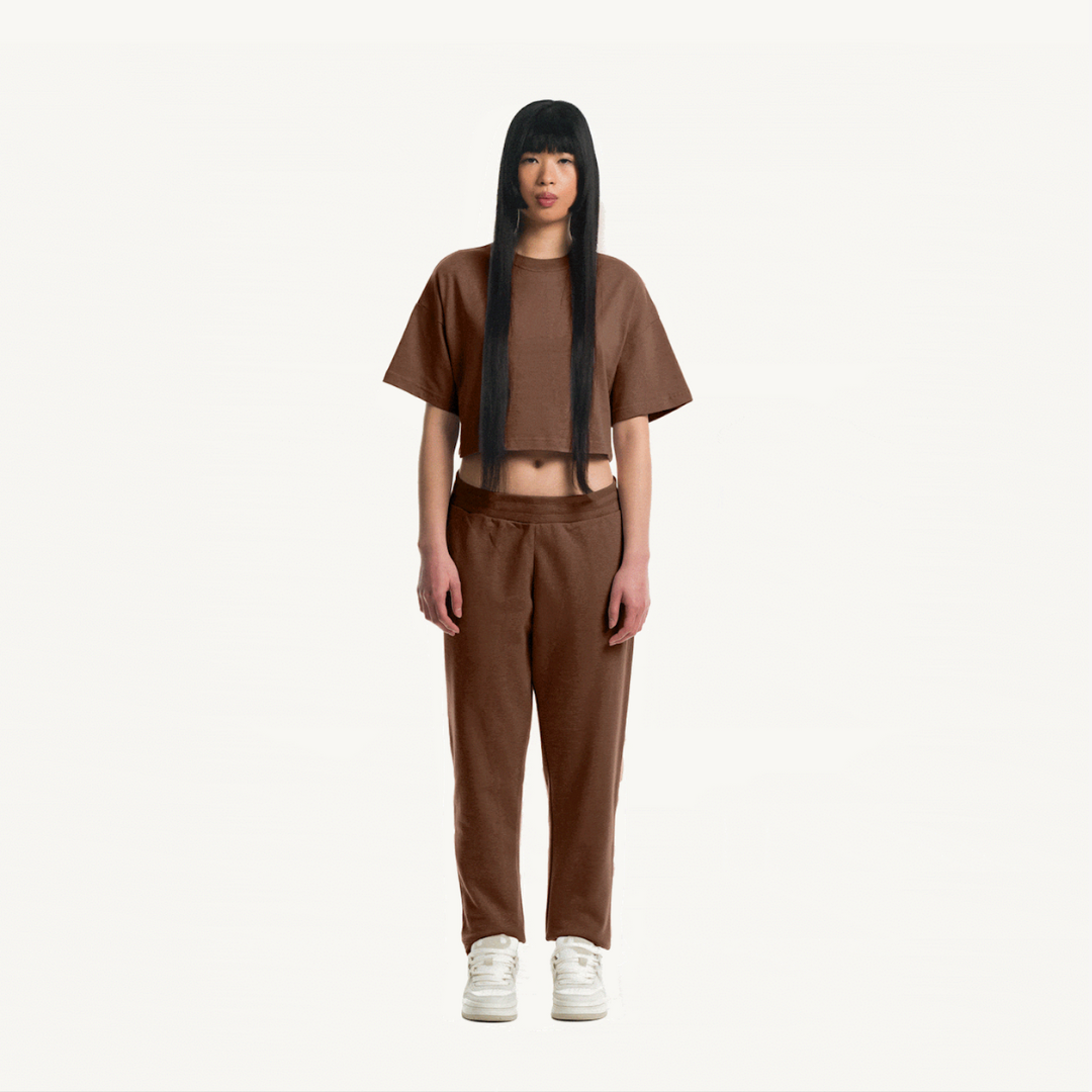 Vintage Zwart / S JASADIRANA™ VINTAGE OVERSIZED CROP TEE