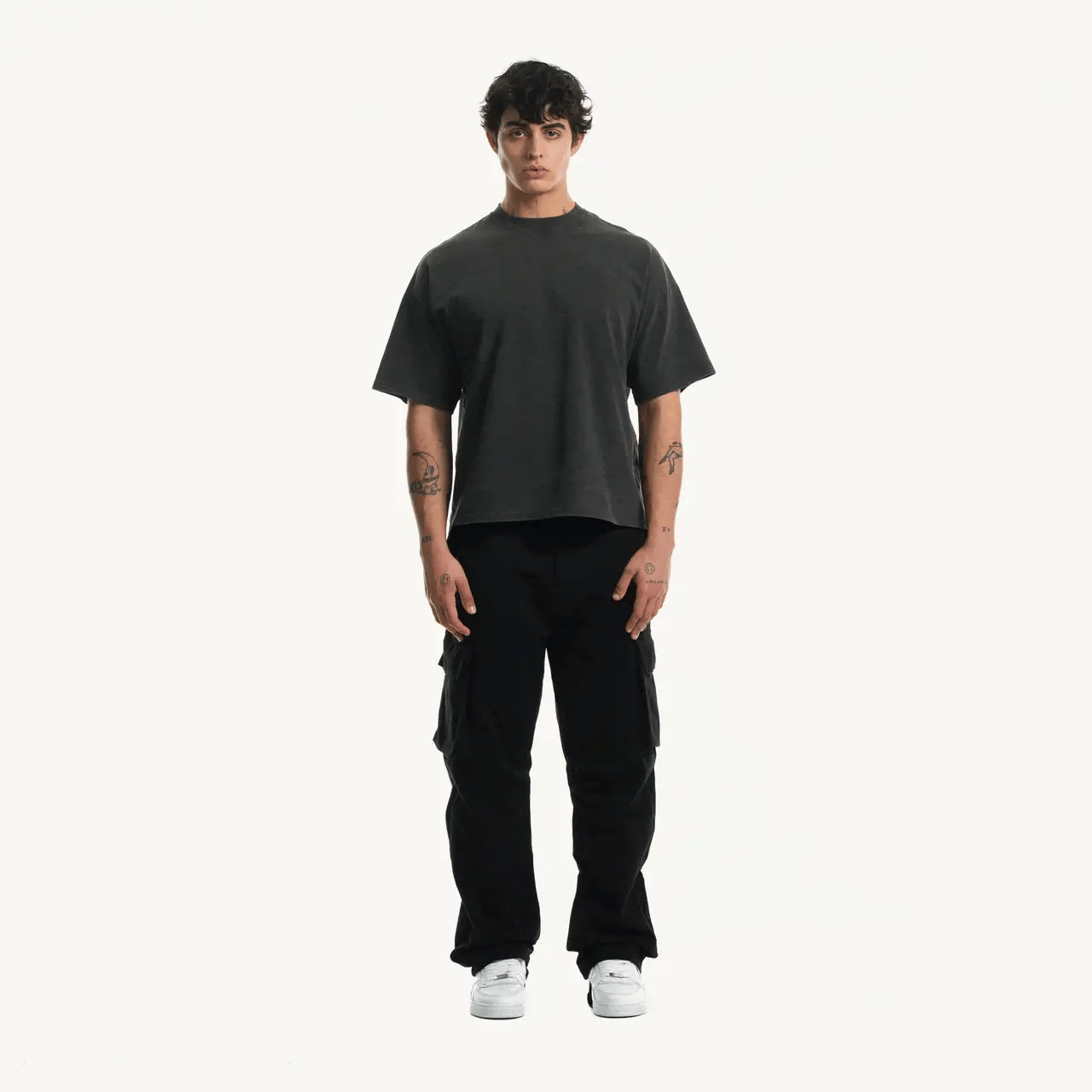 Vintage Zwart / XS JASADIRANA™ VINTAGE OVERSIZED BOXY TEE