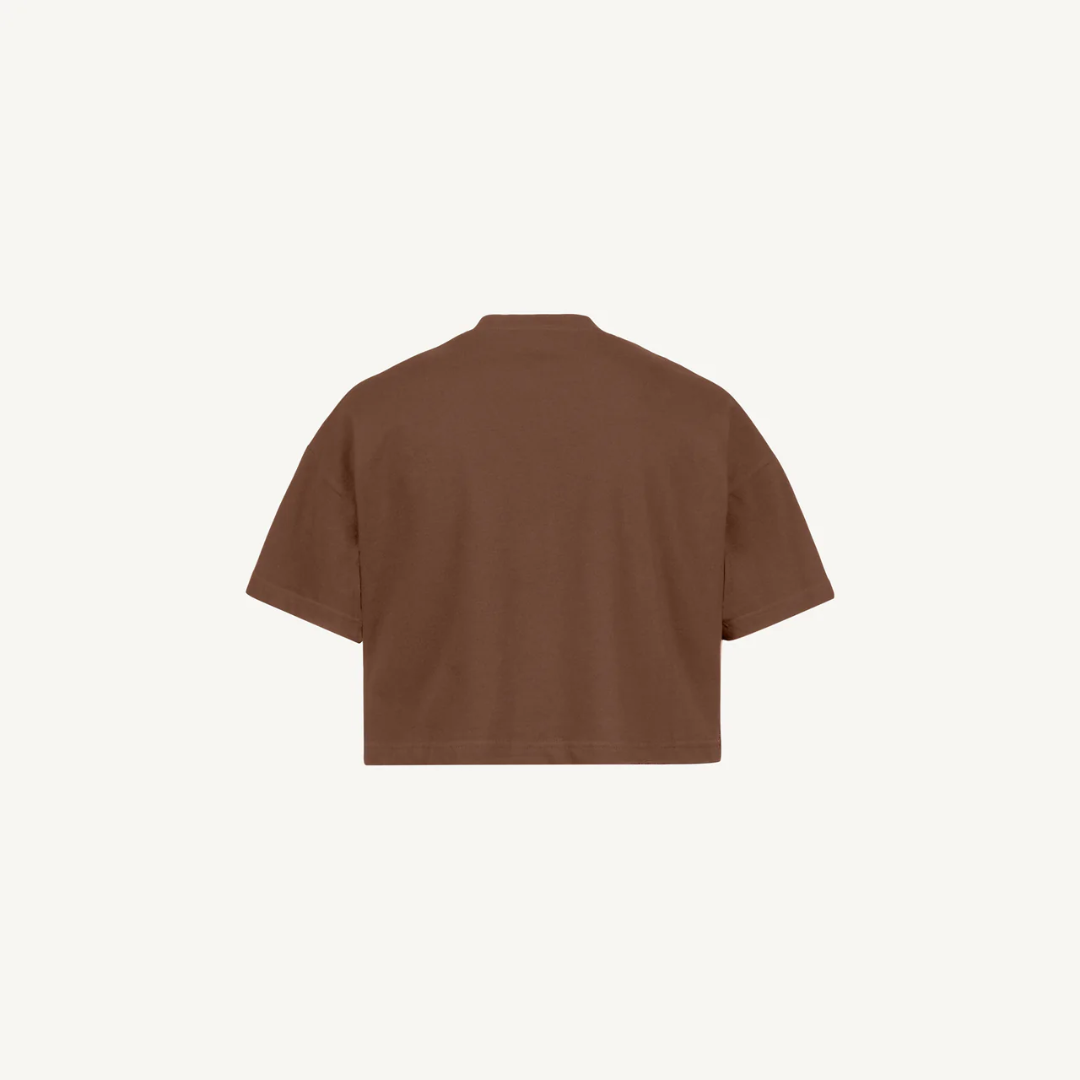 Vintage Zwart / S JASADIRANA™ VINTAGE OVERSIZED CROP TEE