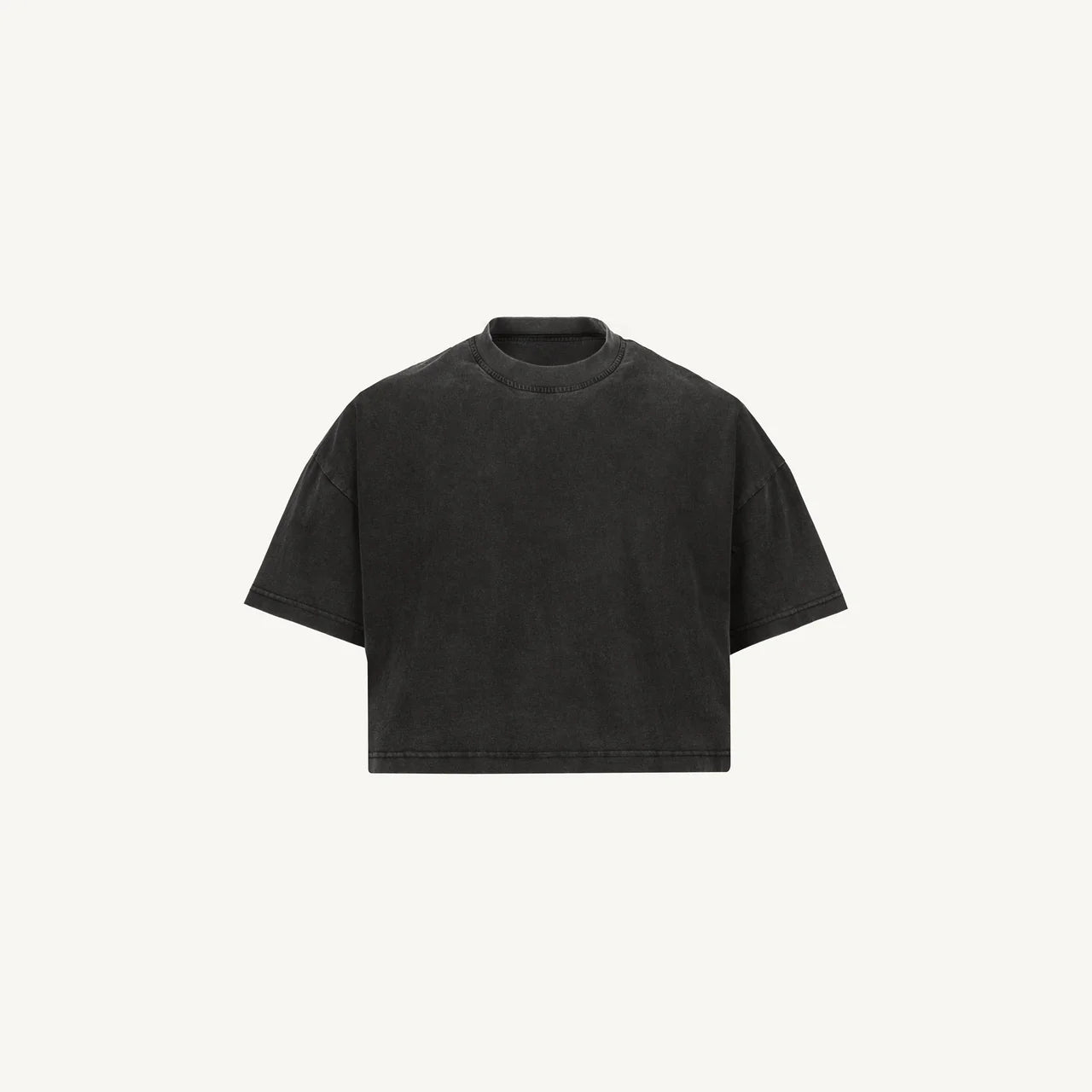 Vintage Zwart / S JASADIRANA™ VINTAGE OVERSIZED CROP TEE
